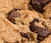 Zoomed In A choclate chipCookie