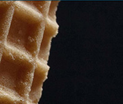 Zoomed In A waffle Wafflecone 