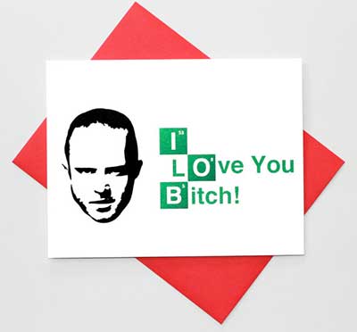 breaking bad valentines day card