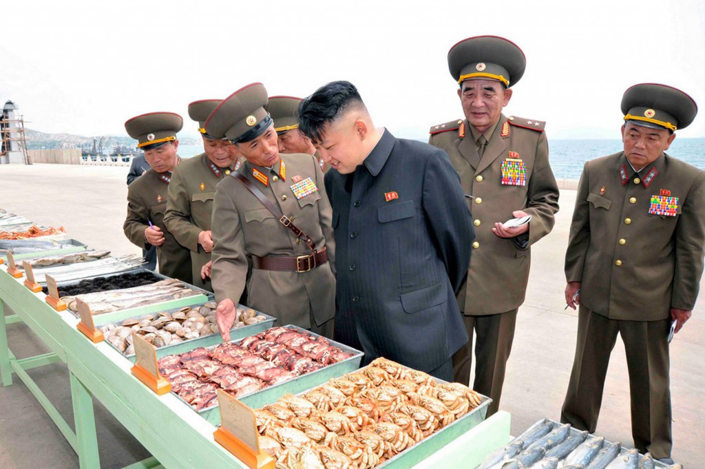 Kim Jong-Un checks in on food production