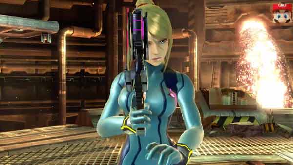 Ladies and gentlemen, Zero Suit Samus--still the sexiest video game character ever, now with rocket boots.